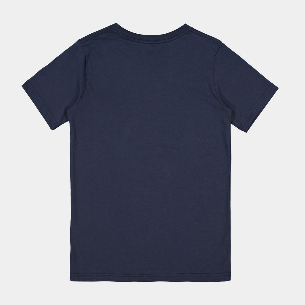 Steel Blue Kids Basis Short Sleeve Tee