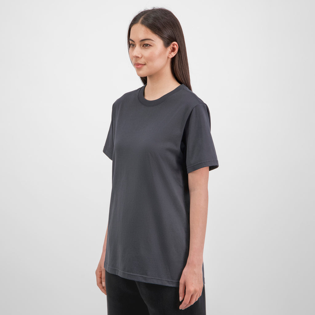 Washed Black Womens Everyday Short Sleeve Tee