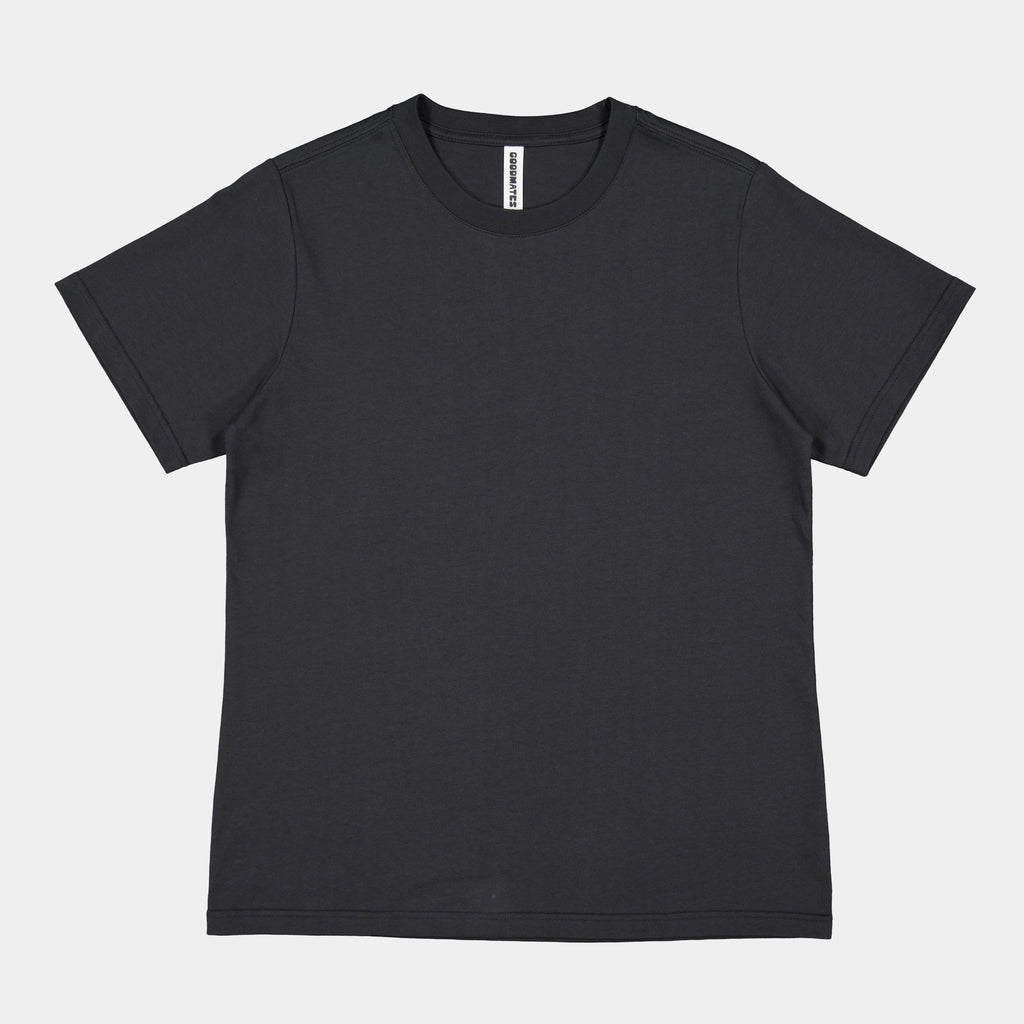 Washed Black Womens Everyday Short Sleeve Tee
