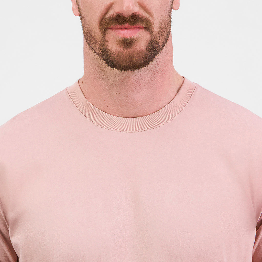 Washed Pink Mens Everyday Short Sleeve Tee