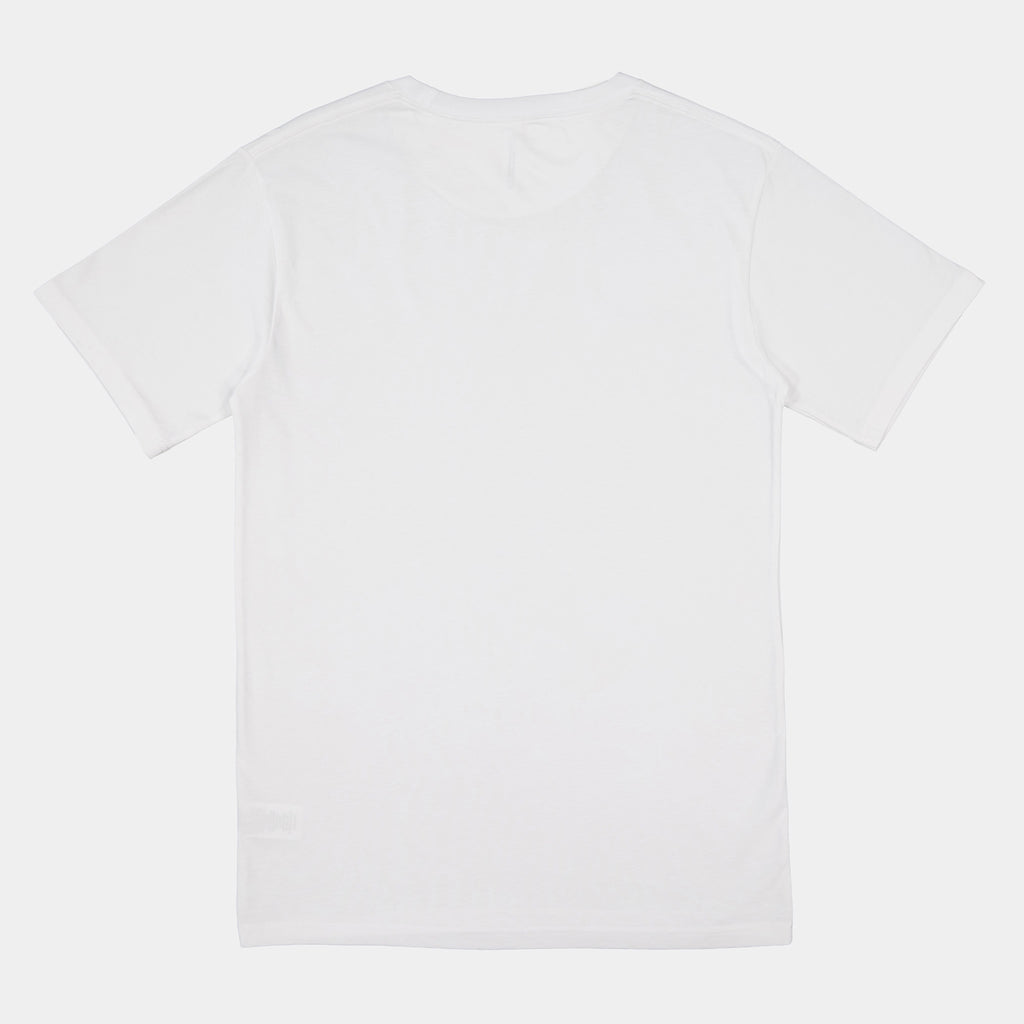 White Mens Basis Short Sleeve Tee