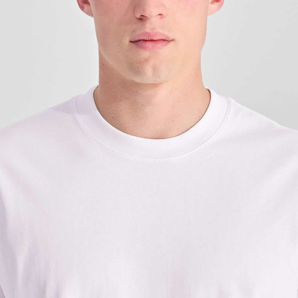 White Everyday Mens Box Tee