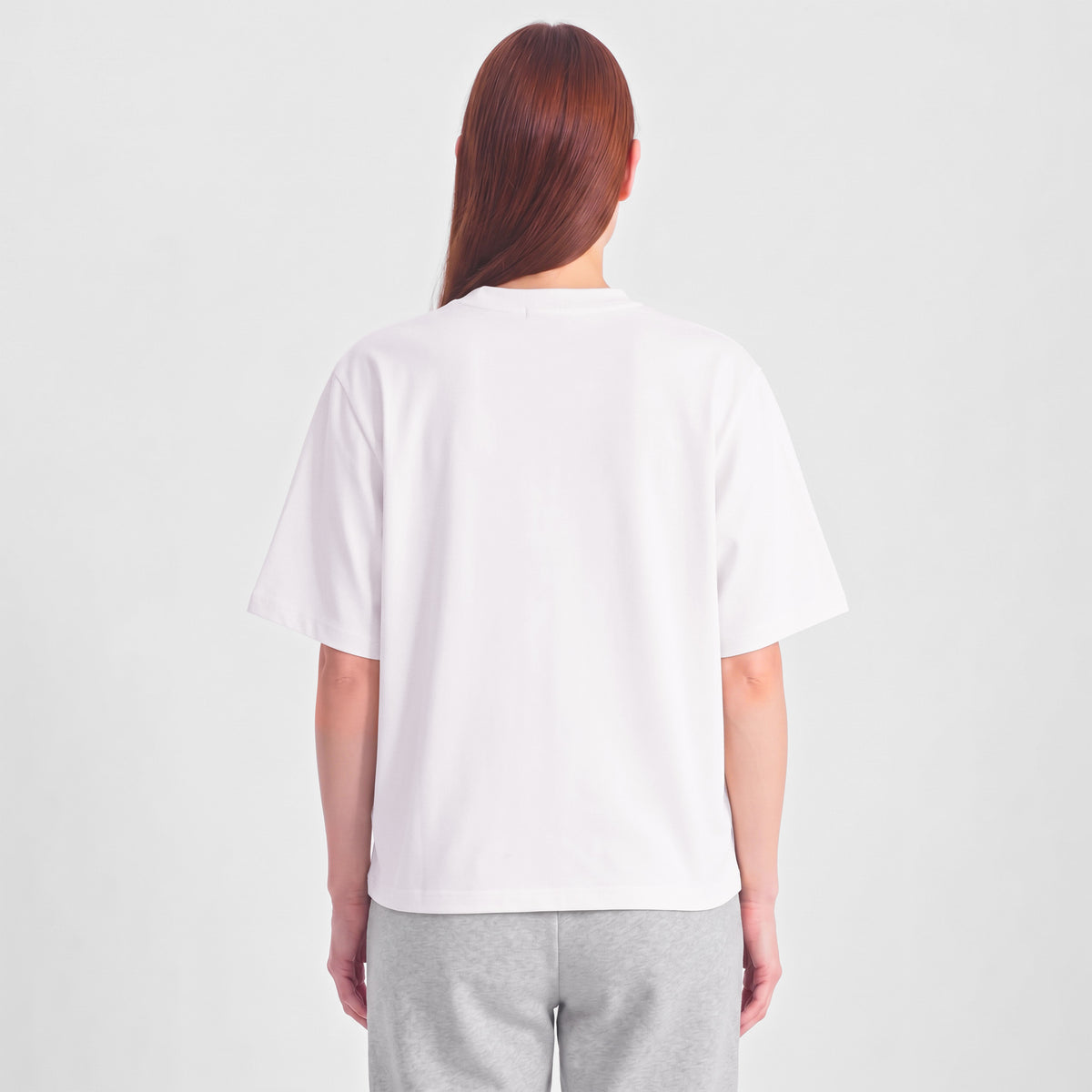 White Everyday Womens Box Tee