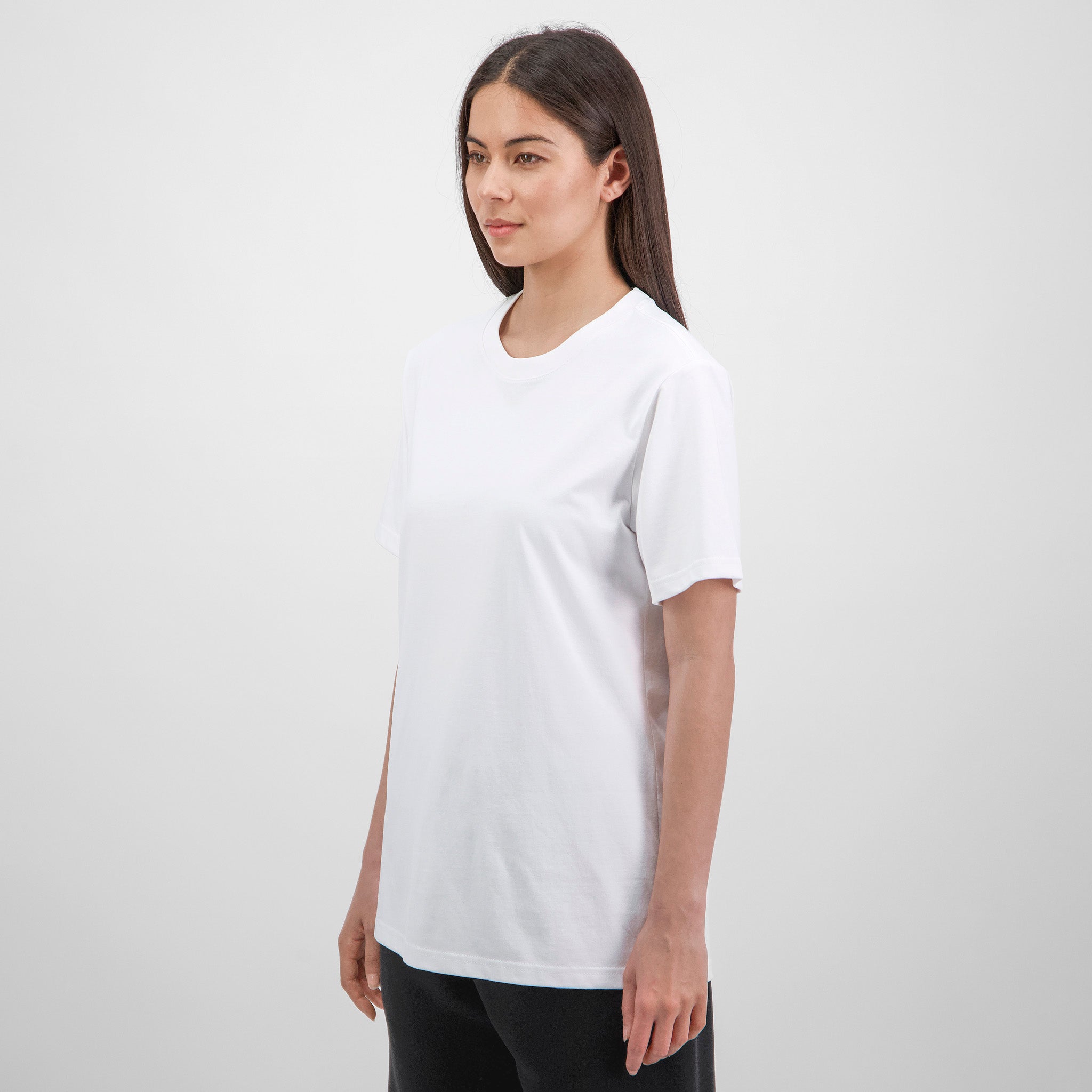 White Womens Everyday Short Sleeve Tee