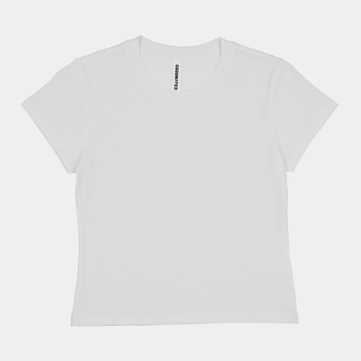 White Womens Baby Tee