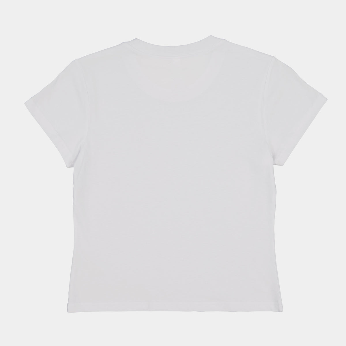 White Womens Baby Tee
